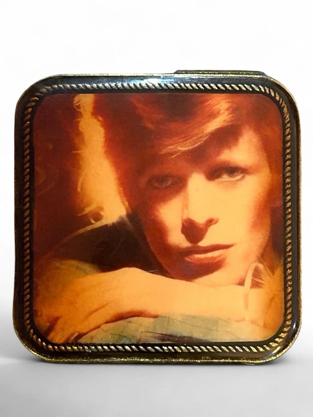 Vintage 1970s David Bowie Ziggy Stardust Portrait Belt Buckle